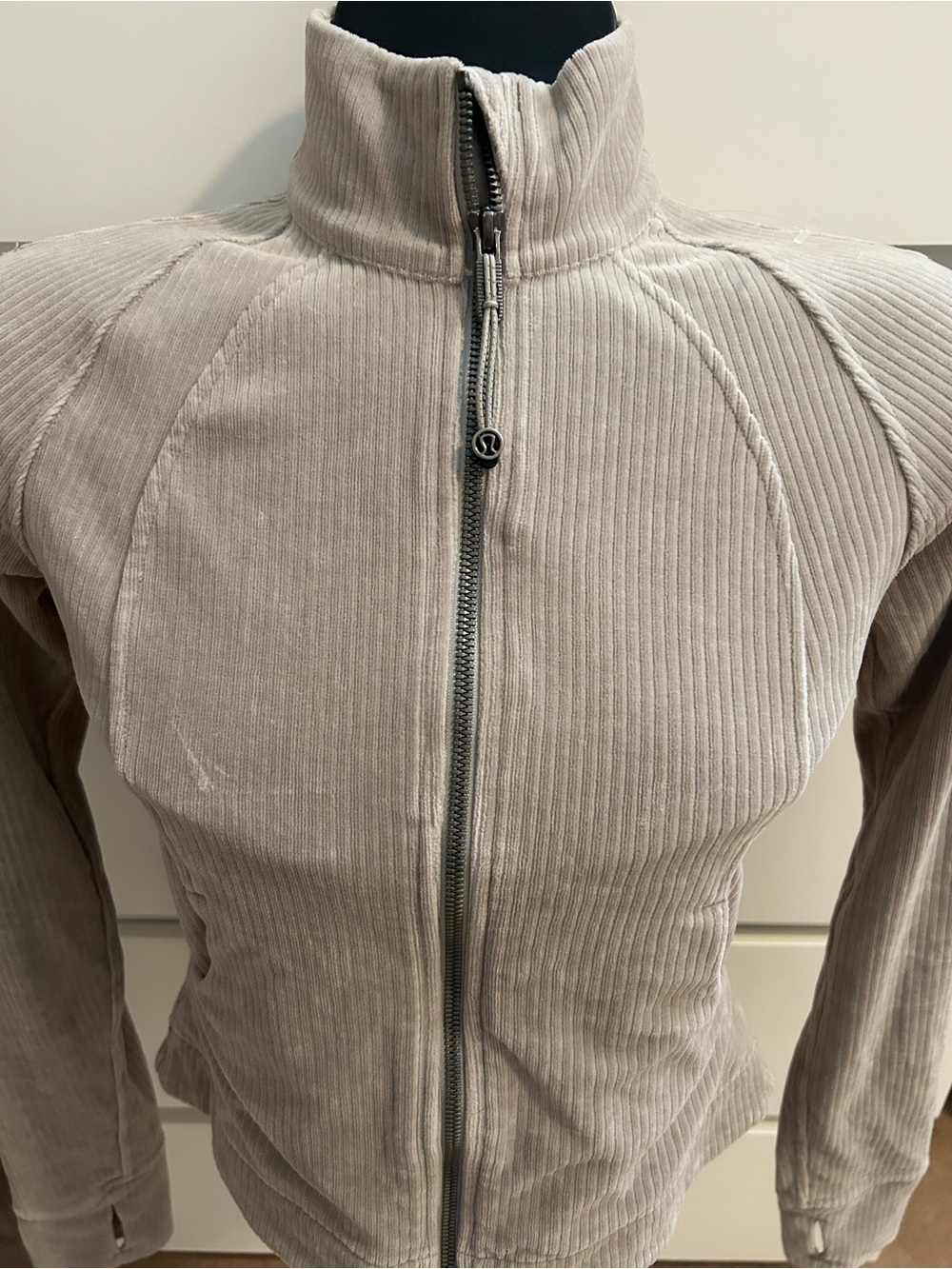 🍋Lululemon Scuba Track Jacket Velvet Cord Size 4